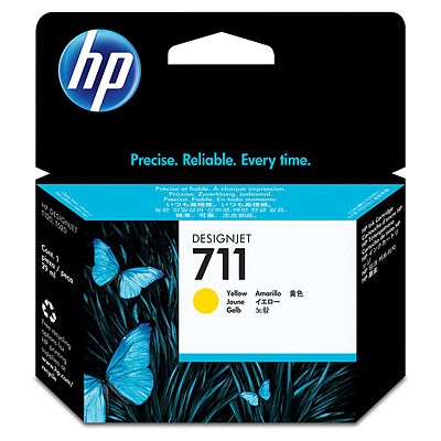 Cartucho HP 711 ( CZ132A) AMARILLO