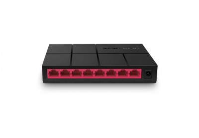 SWITCH 10/100/1000 MERCUSYS MS108G, Negro, RJ45, 8, RJ-45