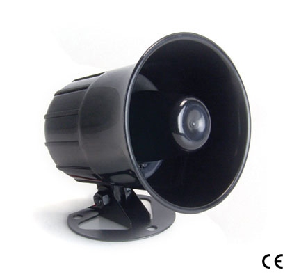 SIRENA ALAMBRICA COLOR NEGRO HC626