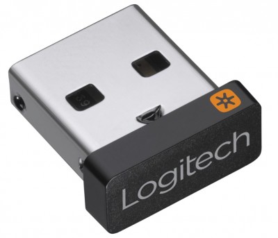 Receptor LOGITECH Unifying Receiver, USB, Negro