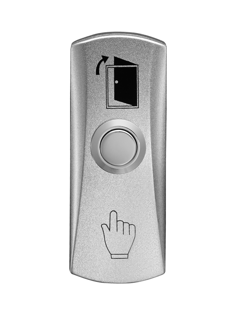 YLI PBK815 - Boton liberador de puerta de aluminio con caja integrada para facil instalacion