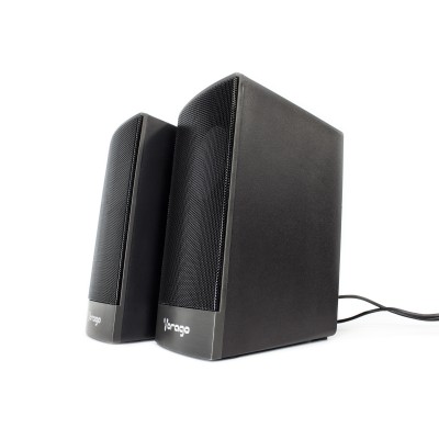 Bocina VORAGO SPK-106 , Negro, Alámbrico, USB/3,5mm