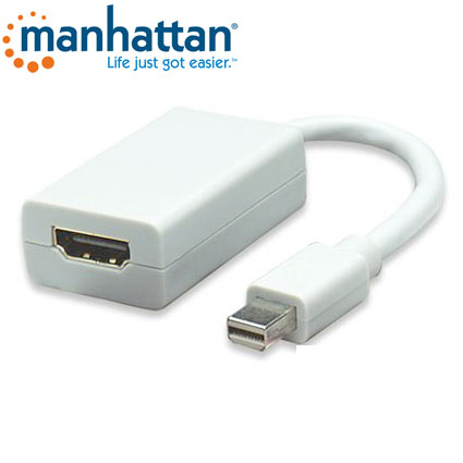 Adaptador Display Port mini m a HDMI h Manhattan 322461 