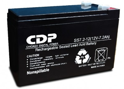 Bateria Recargable CDP MOD.B-12/7 12V-7.2AH 