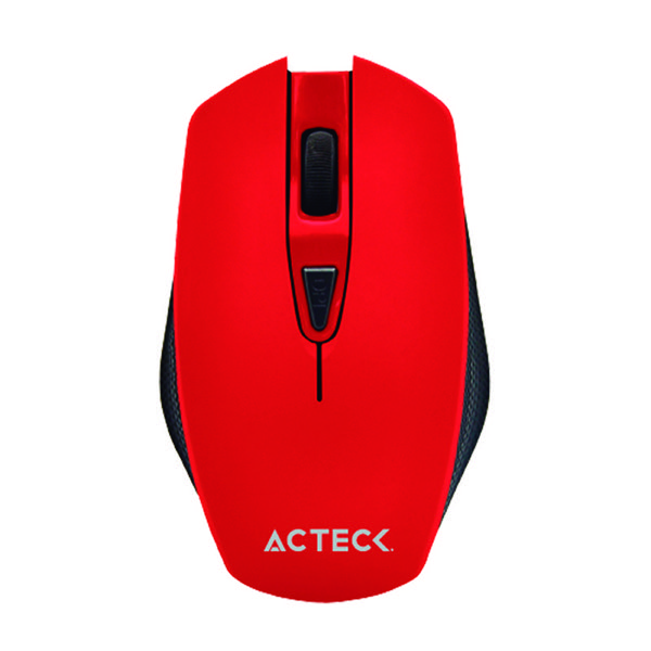 Mouse Inalambrico Acteck Lux Fire Red M120 Rojo 