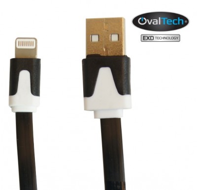 Cable USB A Lightning 2m OVCAB- L004 NEGRO