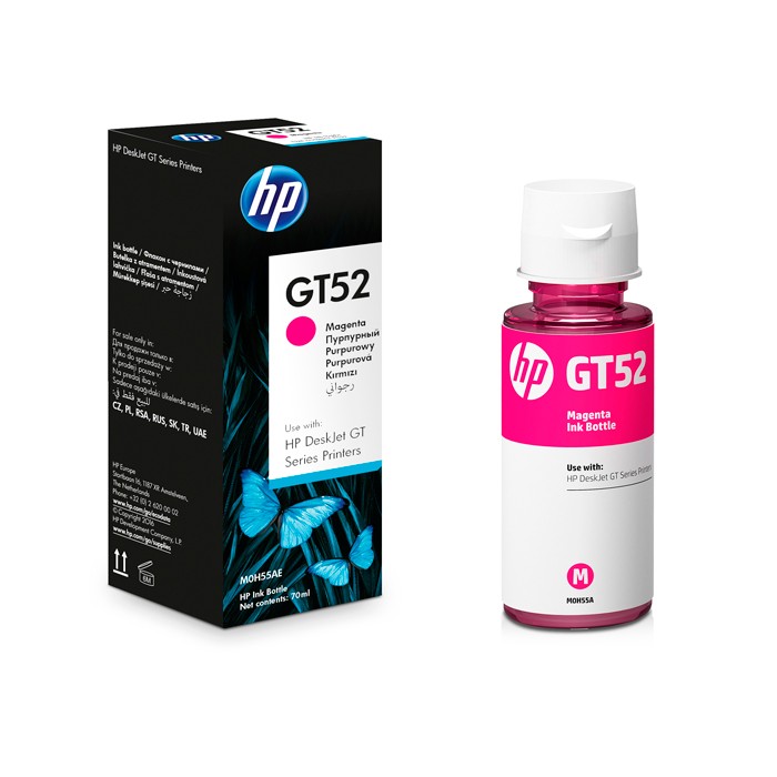 Botella de tinta HP GT52 Magenta (M0H55AL) 70ML 