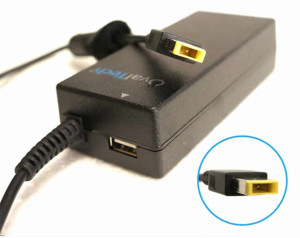 Cargador OvalTech LENOVO 20V 3.25A p/amarilla E77 