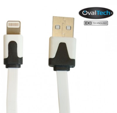 *Cable USB A Lightning 2m OVCAB- L003 blanco