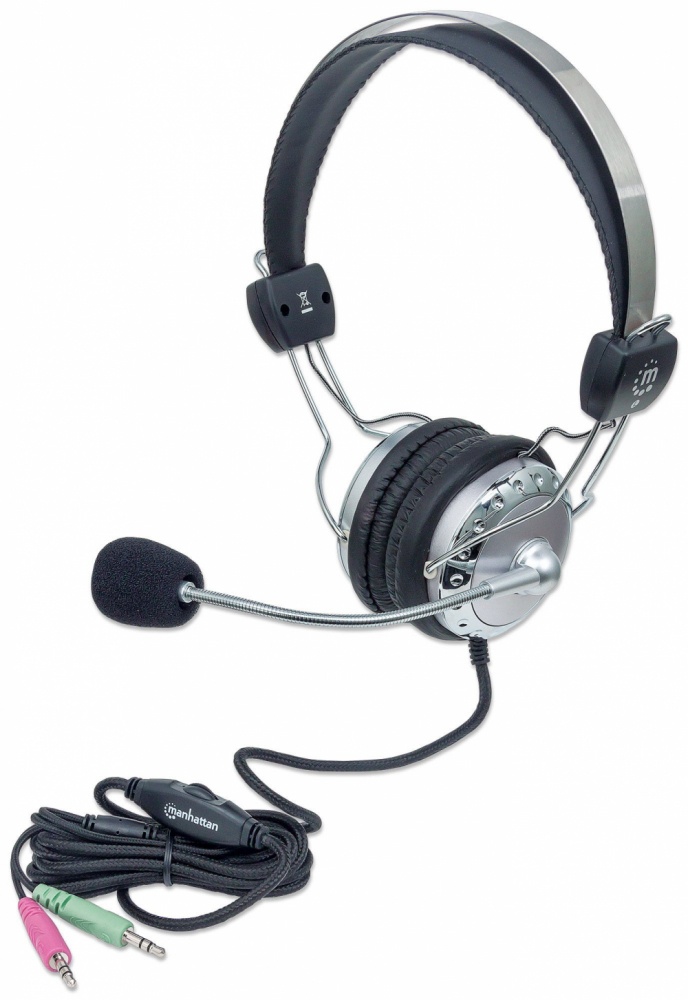 Audifono con microfono V3 ligero 2 Manhattan 175517 