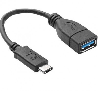 Convertidor USB-C Macho / USB-A Hembra BROBOTIX 53161 
