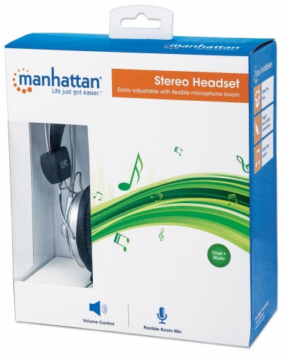 Audifono con microfono V3 ligero 2 Manhattan 175517
