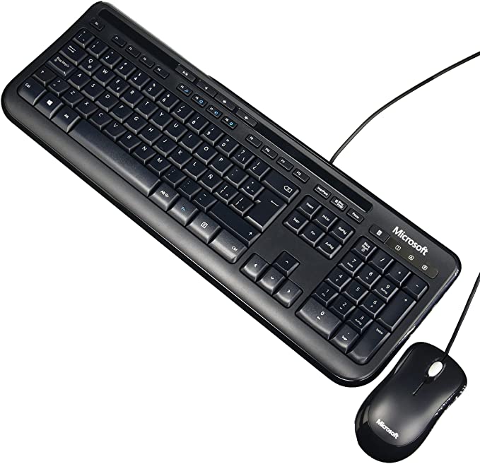 Kit de Teclado y Mouse Microsoft 600 alambrico 