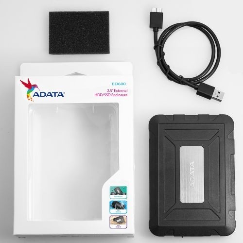Gabinete Externo para 2.5" HDD/SSD Adata ED600 USB 3.0 