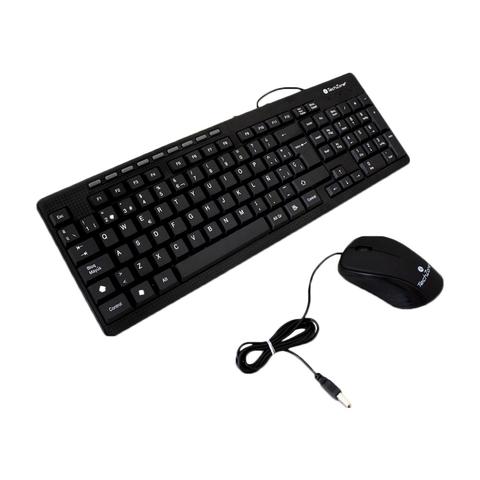Kit Teclado y Mouse Alámbrico TECHZONE TZ19COMB01-LA112 800 DPI