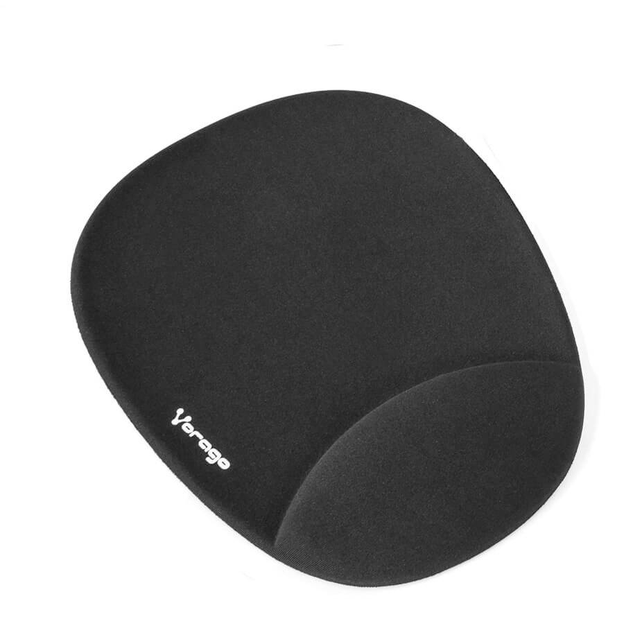 Mousepad VORAGO MP-100, Negro, Monótono, Gel