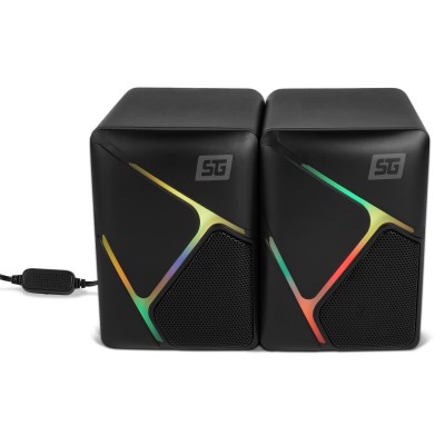 Bocinas 2.0. Vorago Start The Game SPK-108 RGB /USB /3.5 MM